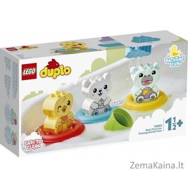 LEGO DUPLO 10965 PRAMOGOS MAUDANTIS VONIOJE: PLAUKIOJANTIS GYVŪNŲ TRAUKINYS