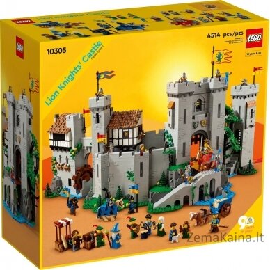 LEGO ICONS 10305 Zamek Rycerzy herbu Lew