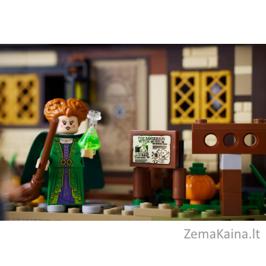 LEGO IDEAS 21341 Disney Hocus Pocus - Sanderson seserų namelis 8