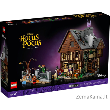 LEGO IDEAS 21341 Disney Hocus Pocus - Sanderson seserų namelis