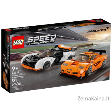 LEGO SPEED CHAMPIONS 76918 MCLAREN SOLUS GT & MCLAREN F1 LM