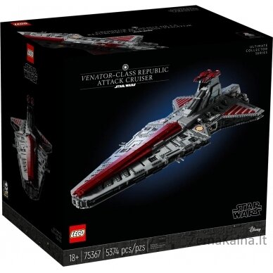 LEGO STAR WARS 75367 Venator klasės Respublikos atakos kreiseris (Ultimate Collector Series)