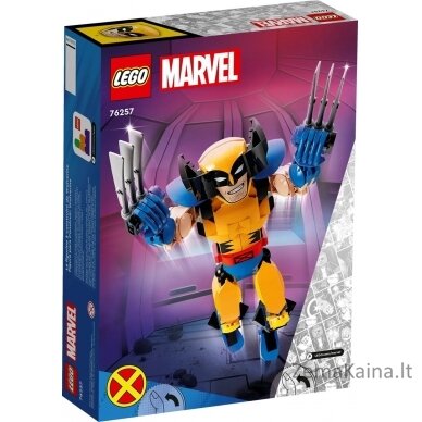 LEGO SUPER HEROES 76257 WOLVERINE - SUKONSTRUOJAMA FIGŪRĖLĖ 1