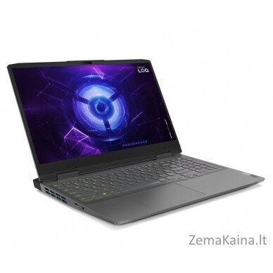 Lenovo LOQ Knyginis kompiuteris 39,6 cm (15.6") Intel® Core™ i5 i5-12450H 16 GB DDR5-SDRAM 512 GB SSD NVIDIA GeForce RTX 4050 Wi-Fi 6 (802.11ax) NoOS Pilka 7