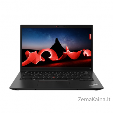 Lenovo ThinkPad L14 Intel® Core™ i5 i5-1335U Knyginis kompiuteris 35,6 cm (14") „Full HD“ 8 GB DDR4-SDRAM 512 GB SSD Wi-Fi 6 (802.11ax) Windows 11 Pro Juoda