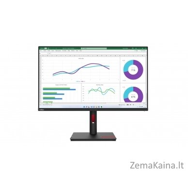 Lenovo ThinkVision T32h-30 LED display 80 cm (31.5") 2560 x 1440 pikseliai Quad HD Juoda