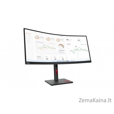 Lenovo ThinkVision T34w-30 LED display 86.4 cm (34") 3440 x 1440 pixels Wide Quad HD Black 1