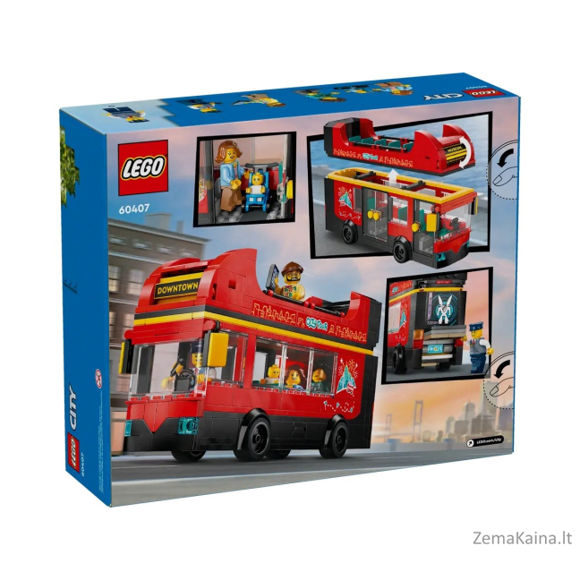 LEGO City 60407 Czerwony, piętrowy autokar 11