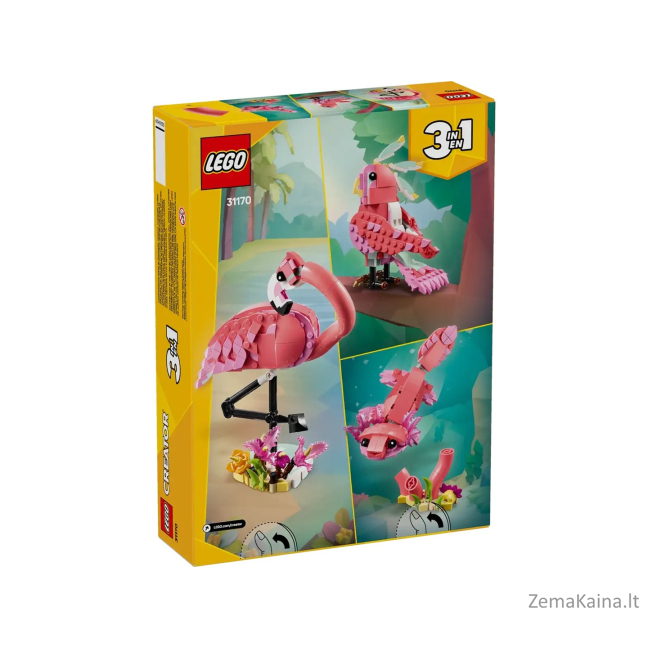 LEGO CREATOR 31170 Wild Animals Pink Flamingo 2