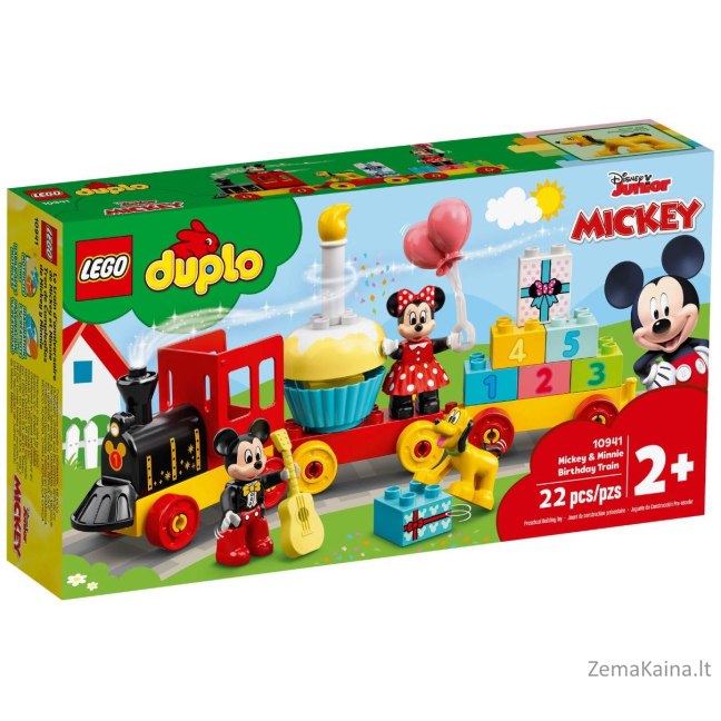 LEGO DUPLO 10941 Urodzinowy pociąg myszek Miki i Minnie