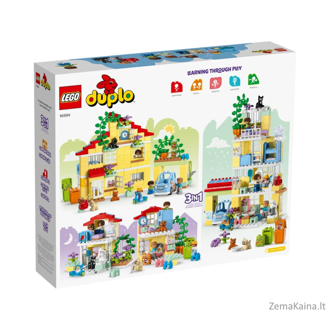 LEGO DUPLO 10994 3IN1 ŠEIMOS NAMAI 7