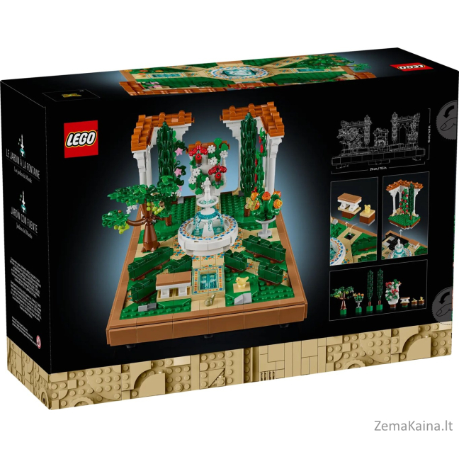 LEGO ICONS 10359 Fountain Garden 1