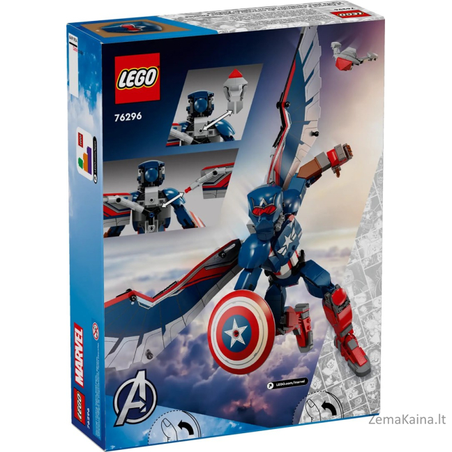 LEGO MARVEL 76296 Nauja Kapitono Amerikos statybinė figūrėlė 1
