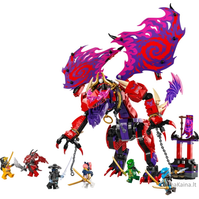 LEGO NINJAGO 71832 Thunderfang Dragon of Chaos 2