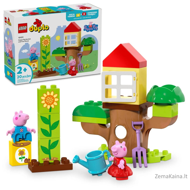 LEGO Peppa Pig 10431 Ogród i domek na drzewie Peppy 1