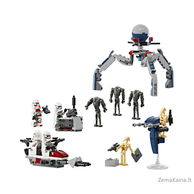 LEGO STAR WARS 75372 KLONŲ KARIŲ IR KOVINIŲ DROIDŲ KOVINĖ PAKUOTĖ 2