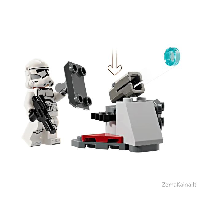 LEGO STAR WARS 75372 KLONŲ KARIŲ IR KOVINIŲ DROIDŲ KOVINĖ PAKUOTĖ 4
