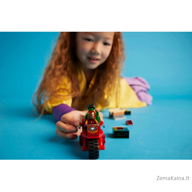 LEGO Super Heroes 76287 Iron Man z motocyklem i Hulk 5