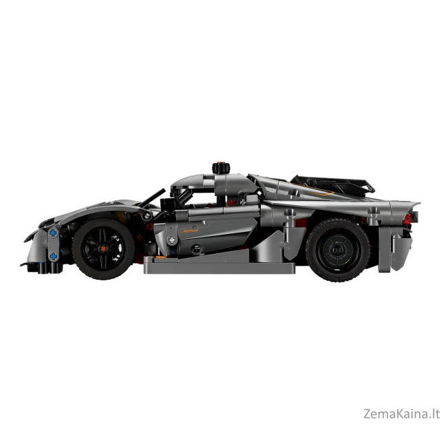 LEGO Technic 42173 Szary hipersamochód Koenigsegg Jesko Absolut 7