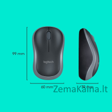 Logitech Wireless Combo MK270 klaviatūra Pelė įskaityta Radijo dažnio belaidė QWERTY Juoda, Sidabras