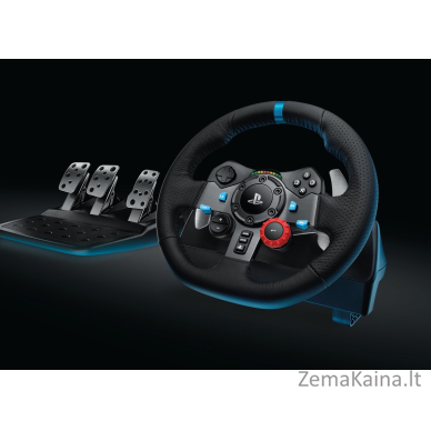 Logitech G G29 Steering wheel + Pedals Playstation 3,PlayStation 4 Analogue USB 2.0 Black 7