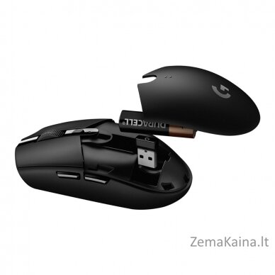 Logitech G G305 kompiuterio pelė Dešinės rankos Radijo dažnio belaidė Optinis 12000 DPI 4