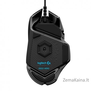 Logitech G G502 HERO kompiuterio pelė Dešinės rankos USB A tipo Optinis 16000 DPI 5