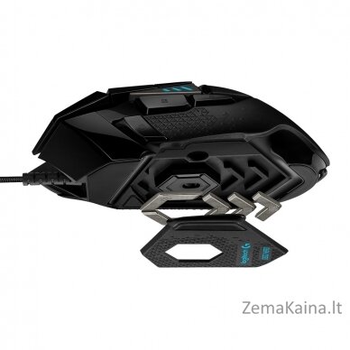 Logitech G G502 HERO kompiuterio pelė Dešinės rankos USB A tipo Optinis 16000 DPI 9