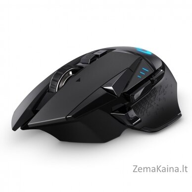 Logitech G G502 Lightspeed kompiuterio pelė Dešinės rankos Radijo dažnio belaidė Optinis 25600 DPI 12