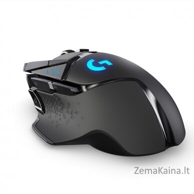 Logitech G G502 Lightspeed kompiuterio pelė Dešinės rankos Radijo dažnio belaidė Optinis 25600 DPI 10