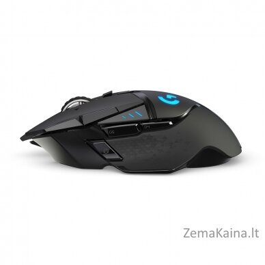 Logitech G G502 Lightspeed kompiuterio pelė Dešinės rankos Radijo dažnio belaidė Optinis 25600 DPI 11