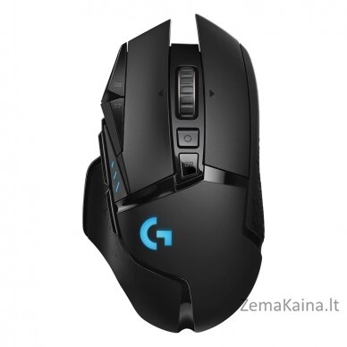 Logitech G G502 Lightspeed kompiuterio pelė Dešinės rankos Radijo dažnio belaidė Optinis 25600 DPI 9