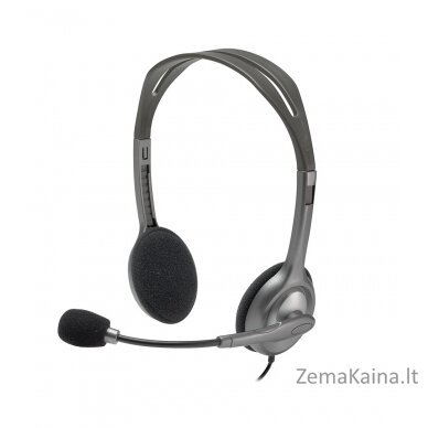 Logitech H110 Stereo Headset Head-band 3.5 mm connector Grey 11