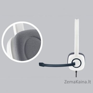 Logitech H150 Stereo Headset Laisvų rankų įranga Su lankeliu Balta 3