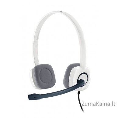 Logitech H150 Stereo Headset Laisvų rankų įranga Su lankeliu Balta