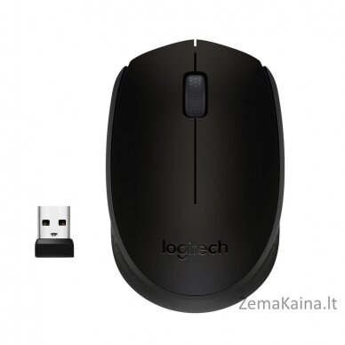 Logitech M171 kompiuterio pelė Abiems rankoms Radijo dažnio belaidė Optinis 1000 DPI 2