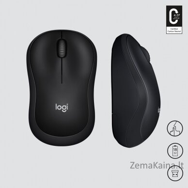 Logitech M220 SILENT kompiuterio pelė Abiems rankoms Radijo dažnio belaidė Optinis 1000 DPI 6