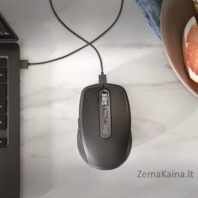 Logitech MX Anywhere 3S kompiuterio pelė Dešinės rankos RD belaidis ryšys + „Bluetooth“ Lazeris 8000 DPI 6