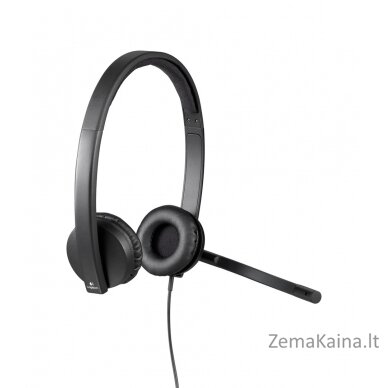 Logitech USB Headset H570e Stereo Laisvų rankų įranga Vielinis Su lankeliu Biuras / skambučių centras Juoda 5