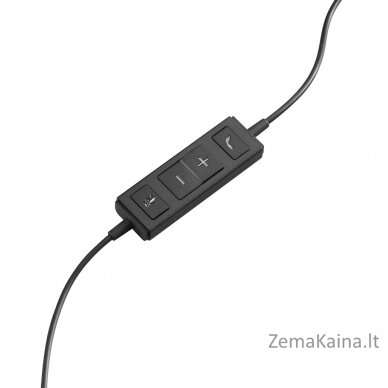 Logitech USB Headset H570e Stereo Laisvų rankų įranga Vielinis Su lankeliu Biuras / skambučių centras Juoda 6