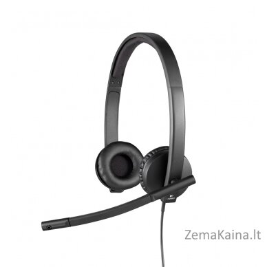 Logitech USB Headset H570e Stereo Laisvų rankų įranga Vielinis Su lankeliu Biuras / skambučių centras Juoda 2