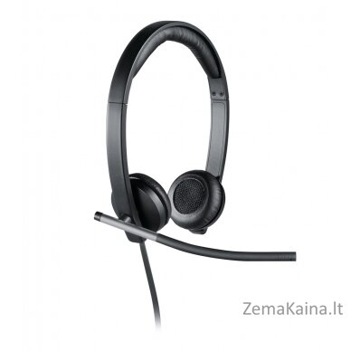 Logitech USB Headset Stereo H650e Laisvų rankų įranga Vielinis Su lankeliu Biuras / skambučių centras Juoda, Sidabras 4