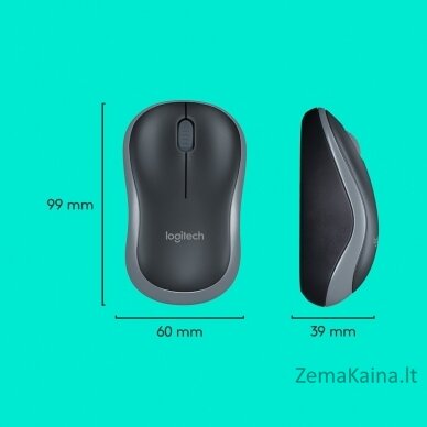 Logitech Wireless Combo MK270 klaviatūra Pelė įskaityta Radijo dažnio belaidė QWERTY Juoda, Sidabras 1