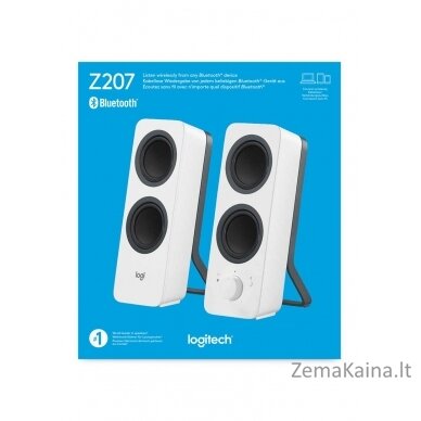 Logitech Z207 Balta Vielinis ir Bevielis 10 W 4