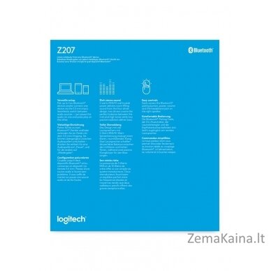 Logitech Z207 Balta Vielinis ir Bevielis 10 W 9