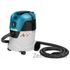 Makita VC2512L dulkių siurbimo įrenginys Juoda, Mėlyna, Metalinis 25 L 1000 W