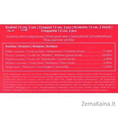 MACED Przysmak dla psa - krokiety 12cm 2szt. 1