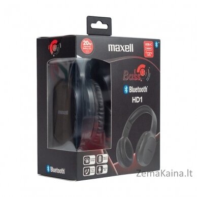 MAXELL Bluetooth wireless headphones HD1 BASS USB-C 2