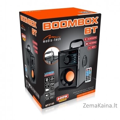 Media-Tech BOOMBOX BT 15 W Stereo portable speaker Black 2