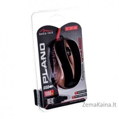 Media-Tech Plano mouse USB Optical 800 DPI 2